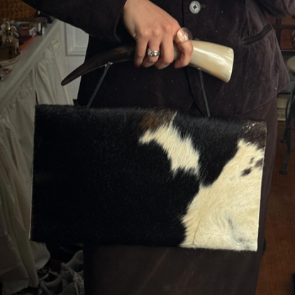 Chic Cowhide Clutch