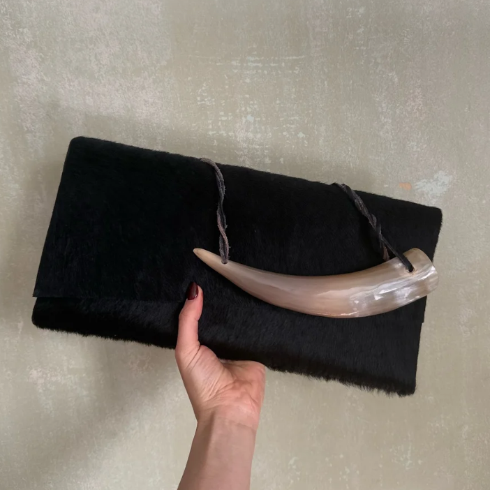 Chic Cowhide Clutch