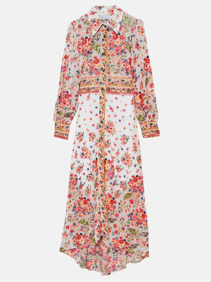 Floral Embroidered Maxi Dress