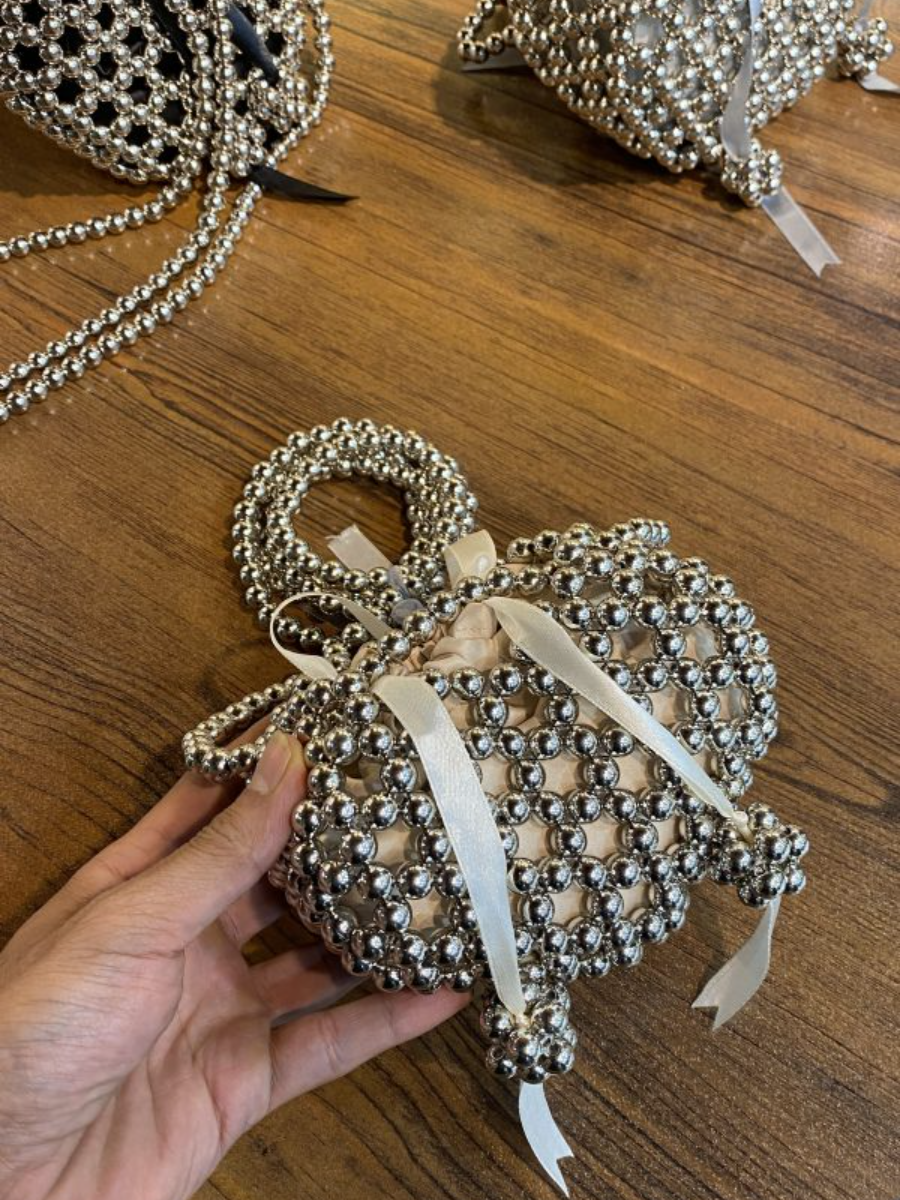 Heart Pearl Satchel