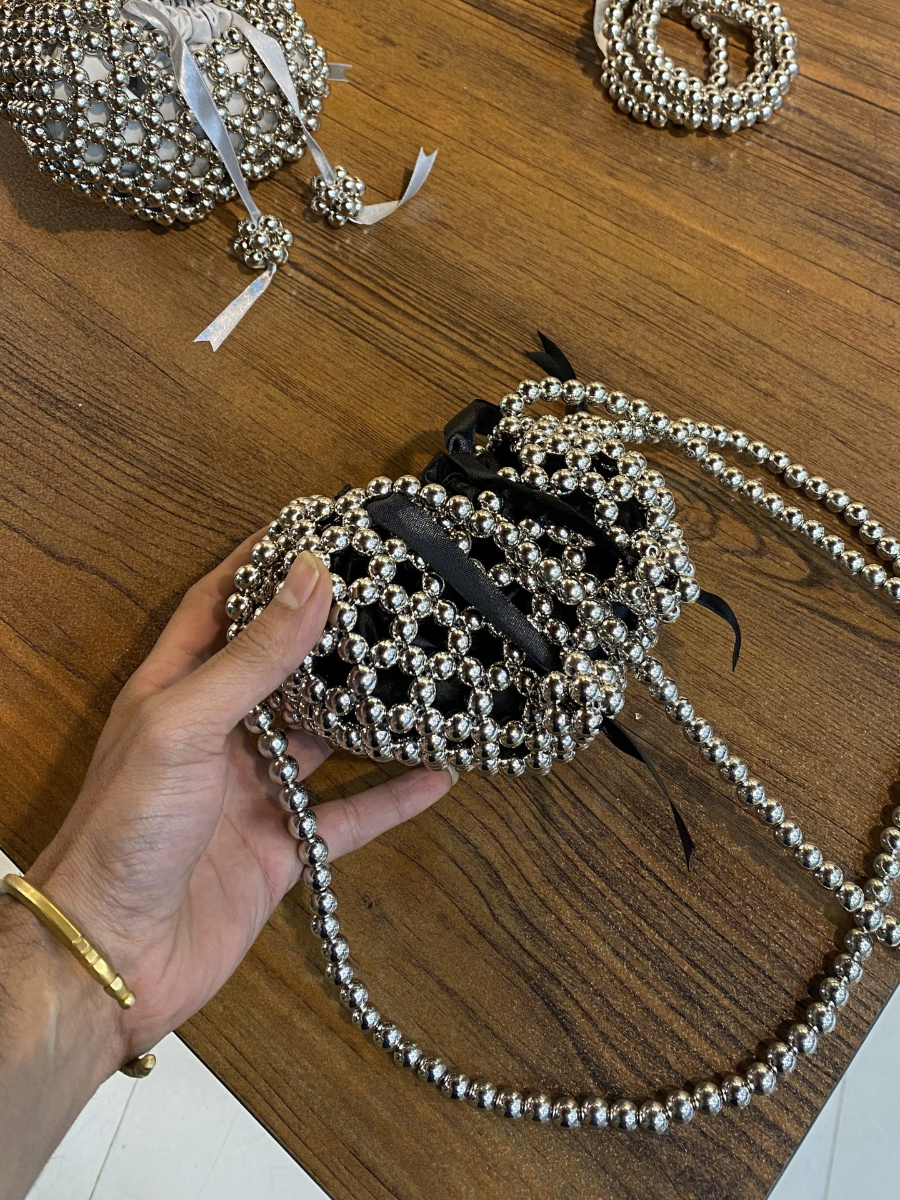 Heart Pearl Satchel