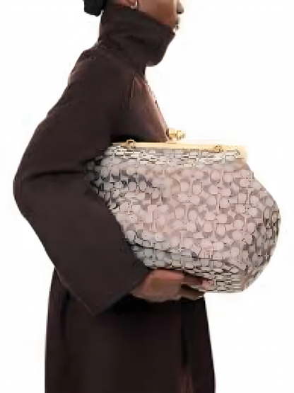Large Kisslock Frame Bag