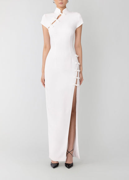 Tight White Button Down Dress