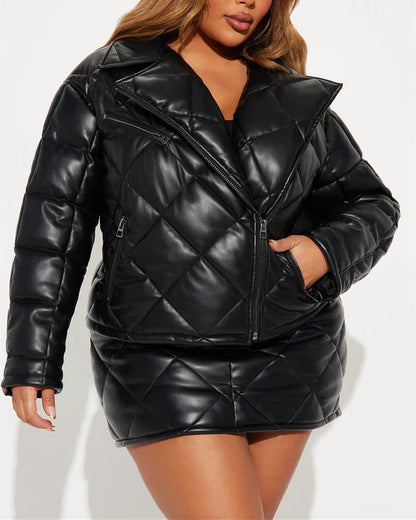 Black Leather Suit
