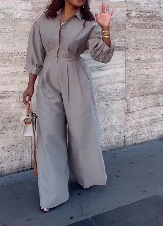 Lapel One Piece Suit