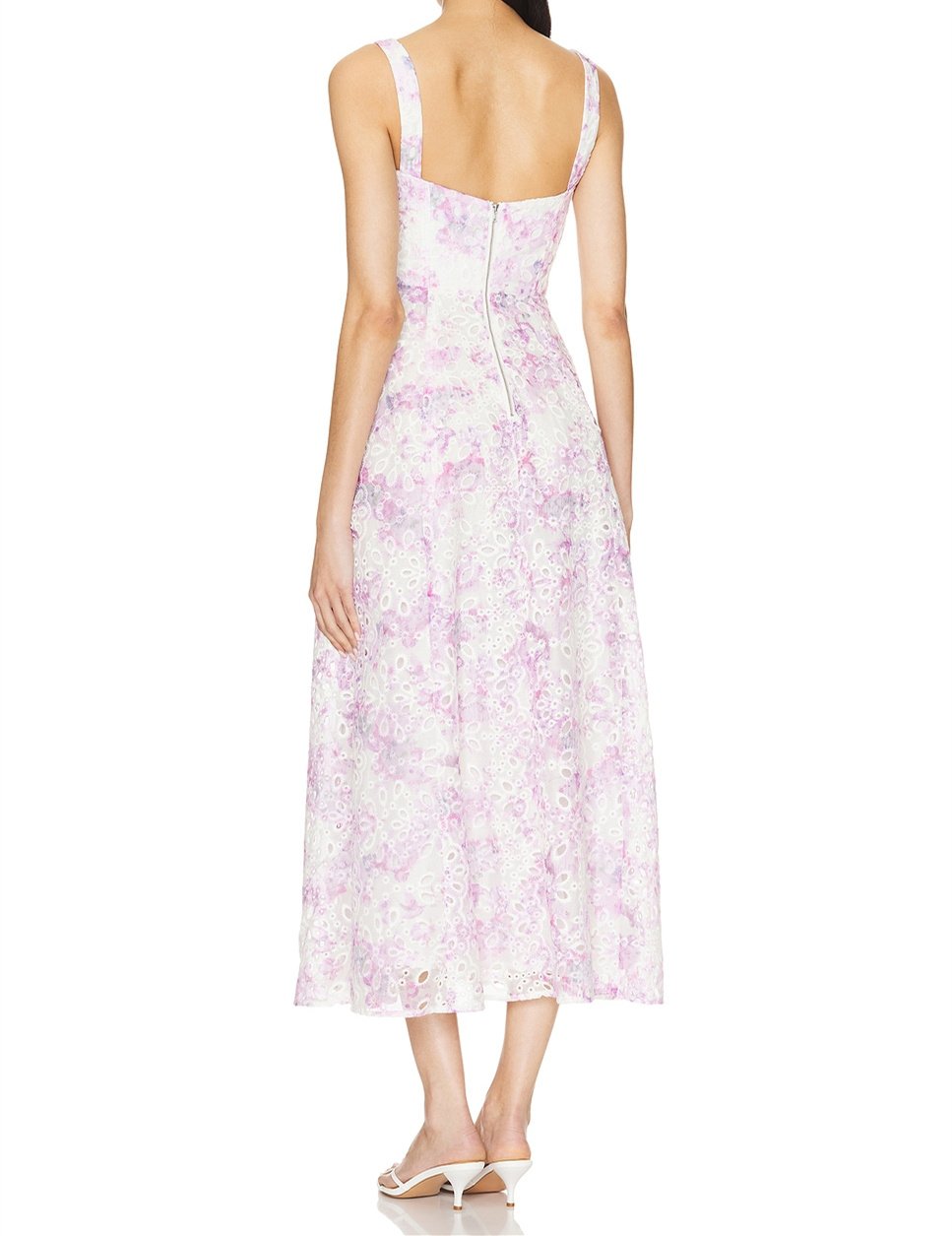 Pink Cutout Halter Maxi Dress